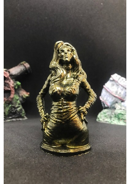 Dc Catwoman Büst 10CM - Gold Efekt