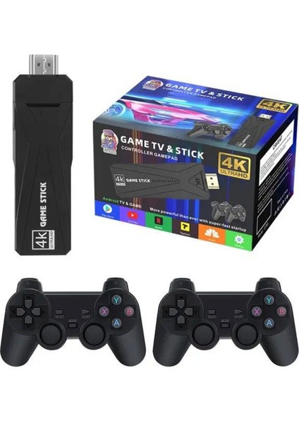 4K Ultra Hd Game Stick Android Retro Tv Atari GT65