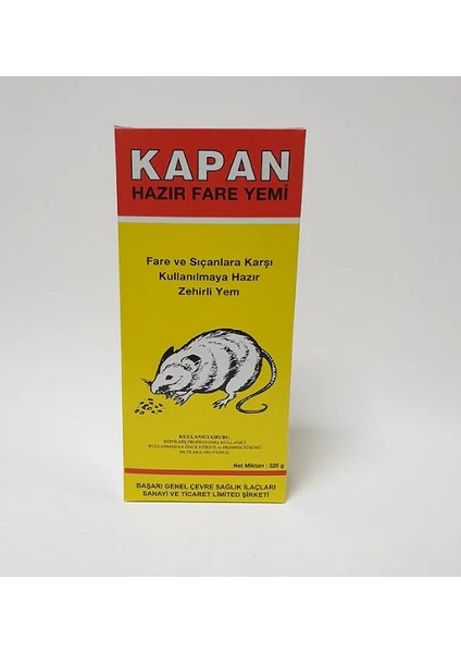 Kapan Hazır Fare Yemi 320 gr