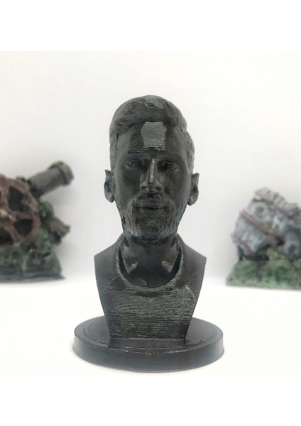 Lionel Messi Büst 10CM - Siyah