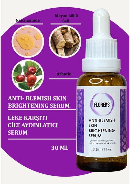 Antı- Blemısh Skın Brıghtenıng Serum