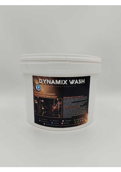 Dynamix Wash Partiküllü El Sabunu 5kg - Sanayi Tipi El Sabunu - Kumlu El Sabunu 5 kg