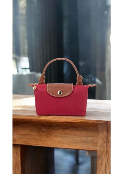Laurel Bordo Paraşüt Kumaş Kadın Mini Bag