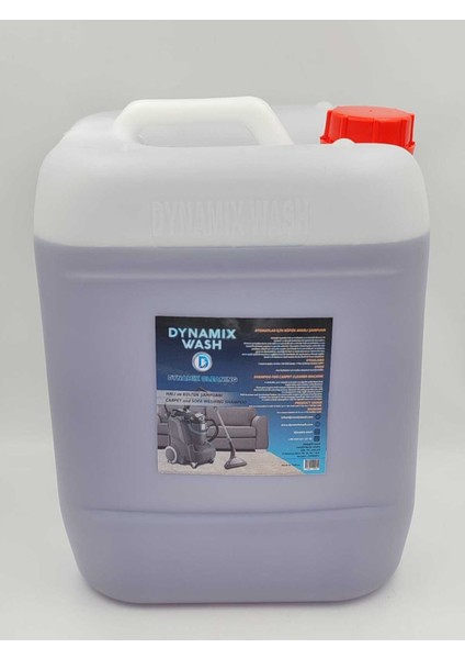 Dynamix Wash Halı Yıkama Makinesi Şampuanı 21 kg Köpük Ayarlı Halı Şampuanı, Lavanta Bahçesi