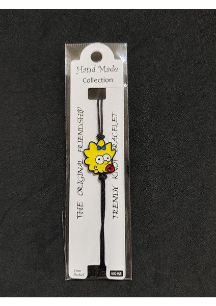 Anime Çizgi Karakter Simpson El Yapımı Hediyelik Best Bileklik