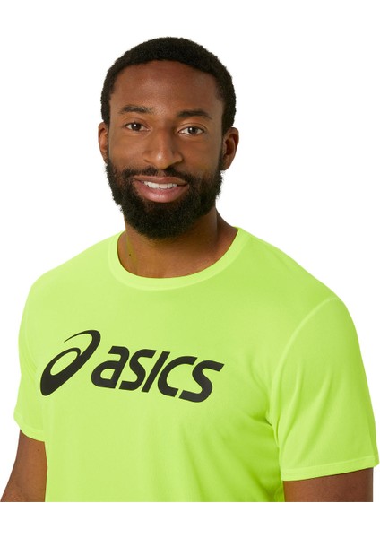 Core Asics Top Erkek Sarı Kısa Kollu Tshirt 2011C334-750