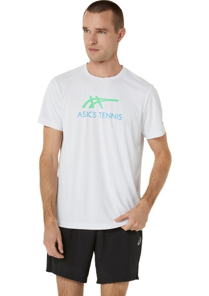 Men Court Graphic Tee Erkek Beyaz 2041A304-106