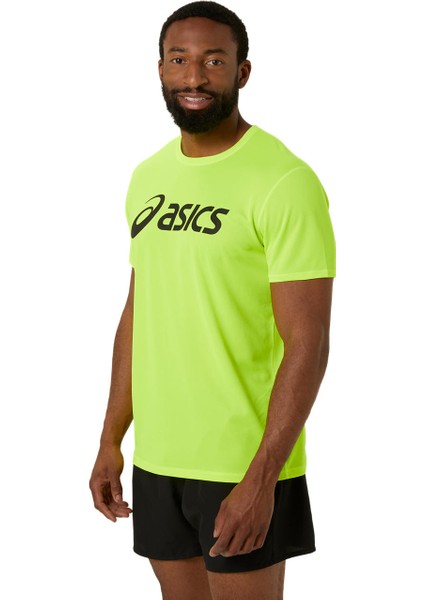 Core Asics Top Erkek Sarı Kısa Kollu Tshirt 2011C334-750