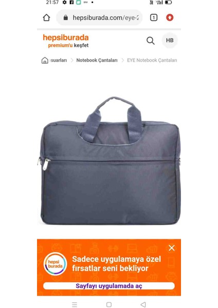 Notebook Çantası
