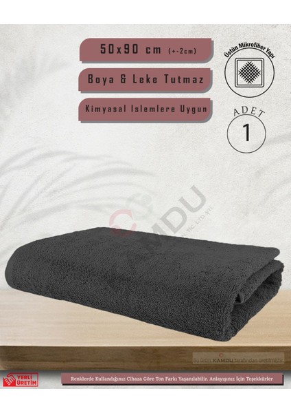 50X90CM Mikrofiber Havlu ( 1 Adet ) Berber Havlusu, Kuaför Havlusu, Sporcu Havlusu, El Yüz Havlusu