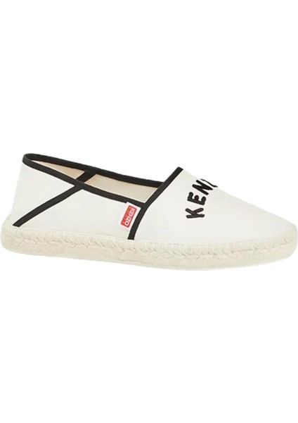 Logo Işlemeli Organik Pamuk Espadriller