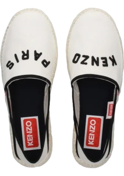 Logo Işlemeli Organik Pamuk Espadriller
