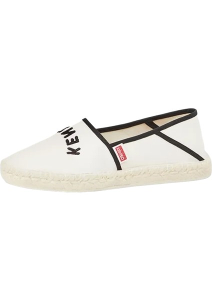 Logo Işlemeli Organik Pamuk Espadriller