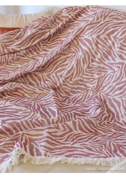 Zebra Desenli 160X210CM Koltuk Örtüsü