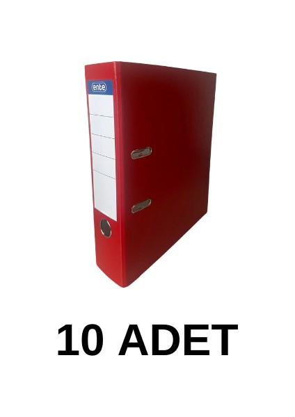 Klasör Geniş Kırmızı 10 Adet
