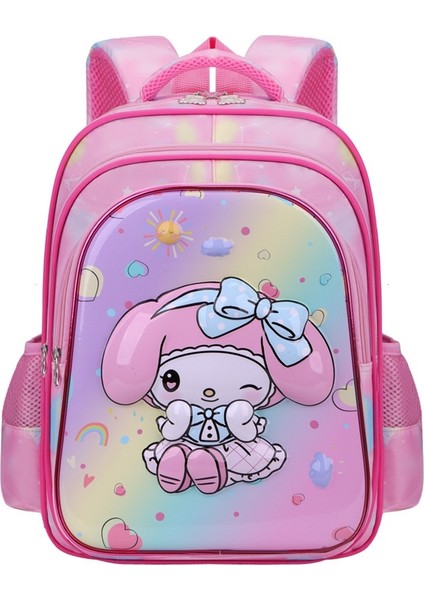 1-2-5. Sınıflar Için Ilköğretim Okul Çantaları Büyük Kapasiteli Çocuk Sırt Çantası Su Geçirmez 3D Kız Çantası (Yurt Dışından)