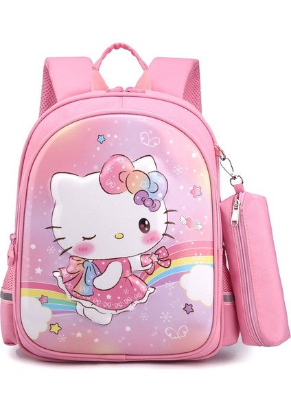 Ilköğretim Okul Çantaları Kızlar 1-3 Sınıf Kızlar Elsa Elsa Prenses Işık Anaokulu Okul Öncesi Kız Sırt Çantası (Yurt Dışından)