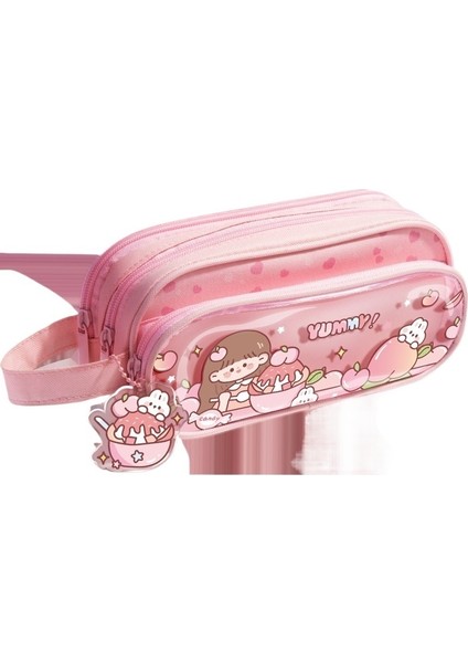 Büyük Kapasiteli ve Şık Görünümlü, Su Geçirmez Karikatür Kalem Kutusu (Yurt Dışından)