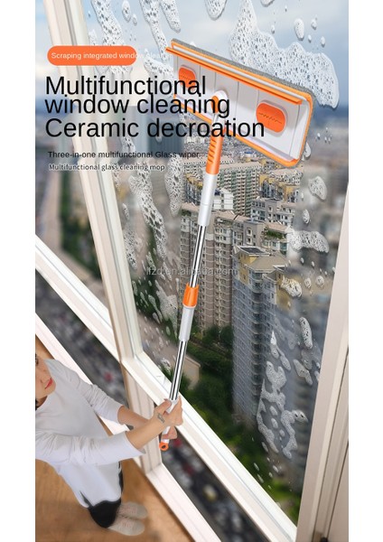 360 Derece Dönen Teleskopik Pencere Temizleyici modelleri