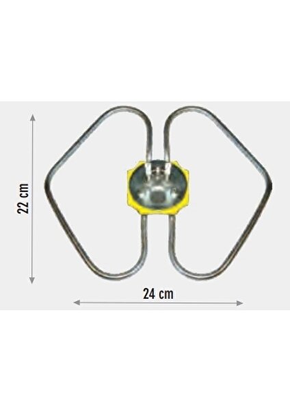 Kelebek Semaver Rezistansı 2200W