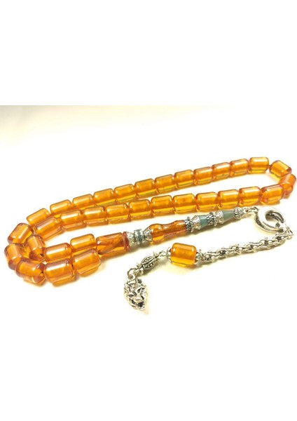 925 Ayar Gümüş Nakkaş Imame Sıkma Kehribar Sertifikalı 5477 fiyatları