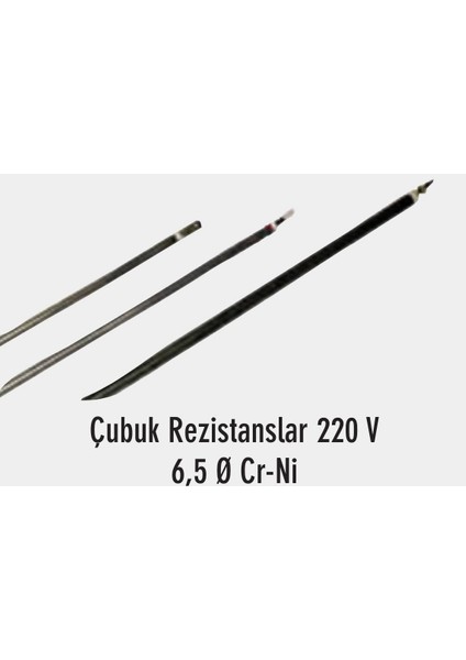 Çubuk Rezistans 2500W 250 cm 220 V 6,5 ? Cr-Ni