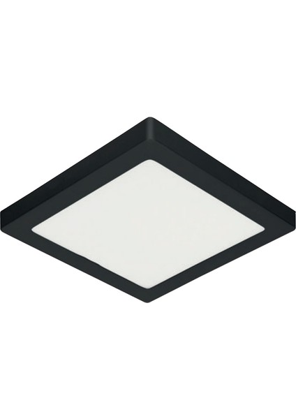Selena 24W Kare LED Armatür Plastik Siyah 7000K IP20