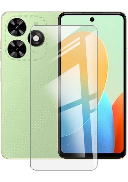 Tecno Spark Go 2024 Kırılmaz Cam Şeffaf 0.3mm Kılıf Dostu Temperli Ekran Koruyucu