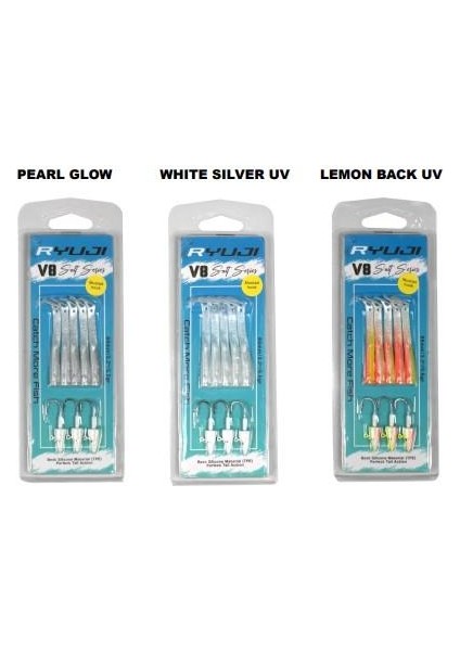 V8 8cm 5.5gr Silikon Yem modelleri