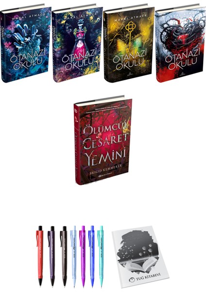Ötanazi Okulu 4lü Set Ciltli Maral Atmaca ve Ölümcül Cesaret Yemini Ciltli Brigid Kemmerer