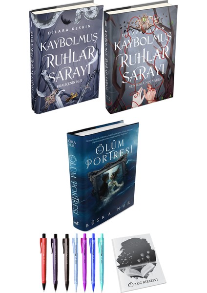 Kaybolmuş Ruhlar Sarayı 2li Set Ciltli Dilara Keskin ve Ölüm Portresi Ciltli Büşra Nur