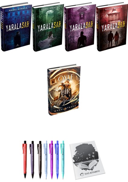 Yaralasar 4lü Set Ciltli Maral Atmaca ve Öyle Bir Uğradım Ciltli Maral Atmaca