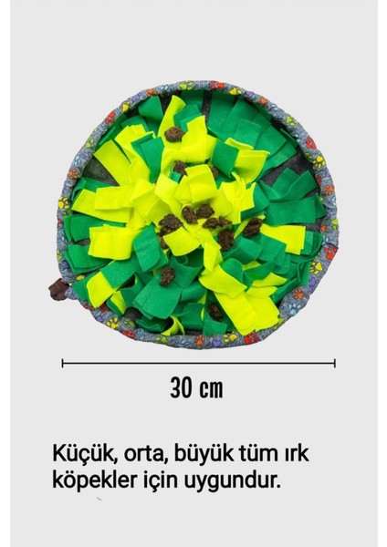 Orijinal Wufsalad Köpek Yavaş Besleme İçin Koklama Matı, Interaktif Mama Saklamalı Kokla Bul Oyuncağı