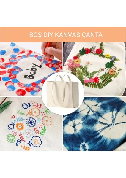 Kanvas Alışveriş Çantası, Yıkanabilir Geri Dönüşebilen Doğal Kumaş, 6 Bölmeli