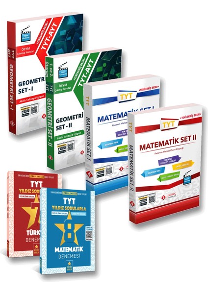 Sonuç Yayınları Tyt Geometri 1-2 Matematik 1-2 Modüler Set 2024-2025 Güncel Son Baskı