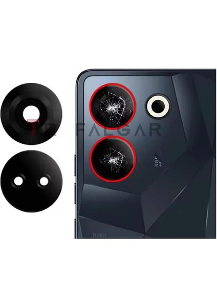 Tecno Camon 20 Ile Uyumlu Kamera Camı Ck6 CK6N