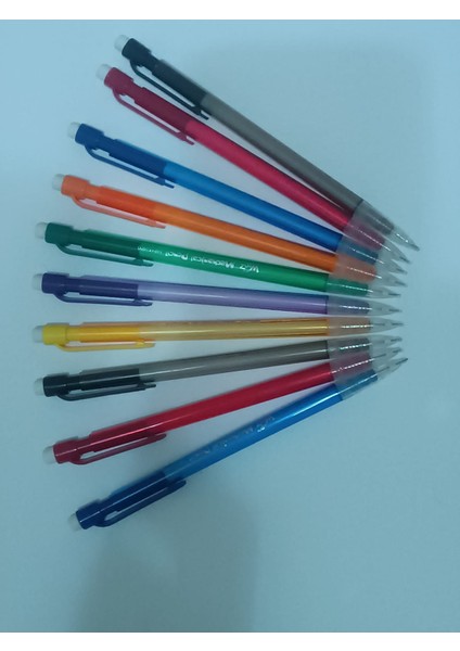 Mechanical Pencil Versatil 10'lu Uçlu Kalem Seti 0.7