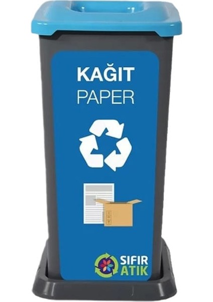Çağdaş Iş Sıfır Atık Geri Dönüşüm Çöp Kutusu Kovası 70 Lt 4'Lü Set fiyatları