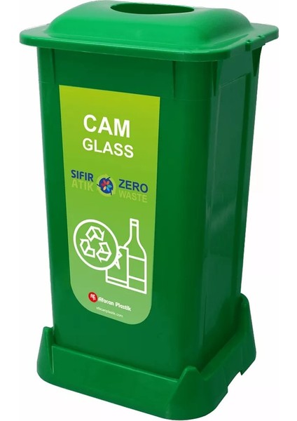 Çağdaş Iş Sıfır Atık Geri Dönüşüm Çöp Kutusu Kovası 70 Lt 4'Lü Set fırsatları
