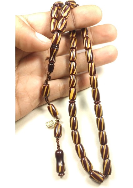 Muhammed Dabbas Usta Eseri Imzalı Kalem Oyma Işçilikli Sıkma Kehribar Sertifikalı 5564 indirimleri