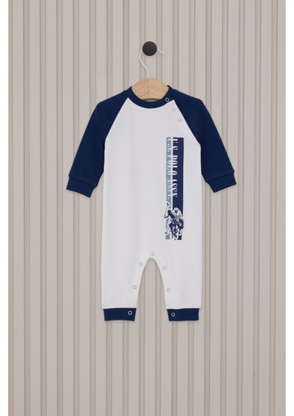 Erkek Bebek Tulum USB2093 Krem