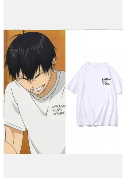 Haikyuu Tobio Kageyama Karasuno Tişört