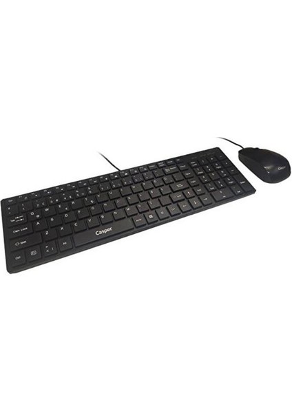 Kablolu Klavye Mouse Set Siyah, Usb, KB7900