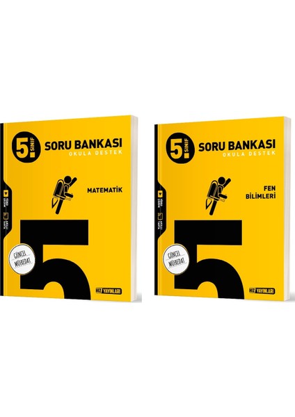 2025 5. Sınıf Matematik - Fen Bilimleri Soru Seti 2 Kitap