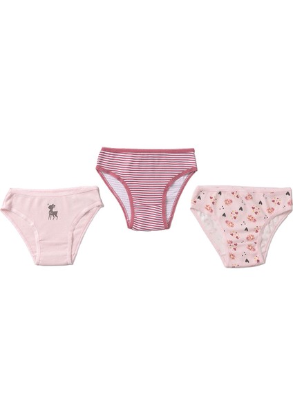 Kız Bebek 3'lü Slip Külot