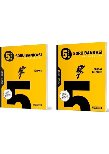 2025 5. Sınıf Türkçe - Sosyal Bilgiler Soru Bankası Seti 2 Kitap
