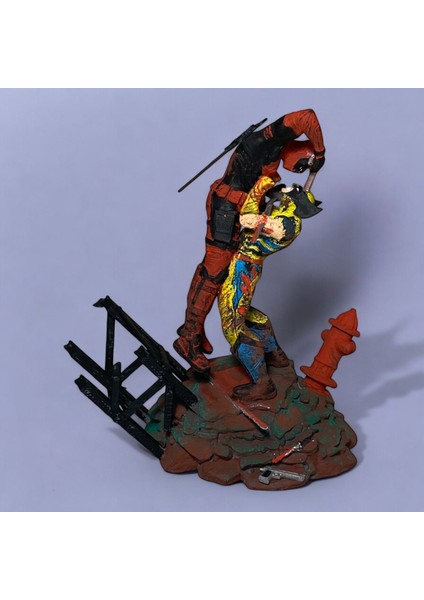 Deadpool Vs Wolverine Figürü