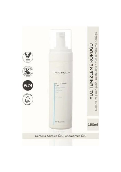 Face Cleansing Foam Parabensiz Yüz Yıkama Köpüğü 150ML