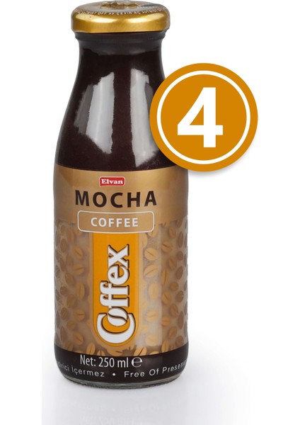 Coffex Mocha Soğuk Kahve 250 Ml. 4 Lü Paket