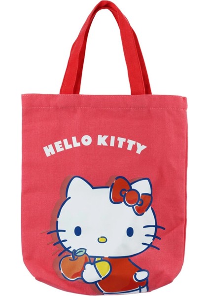 Sanrio Bez Alışveriş Çantası - Hello Kitty